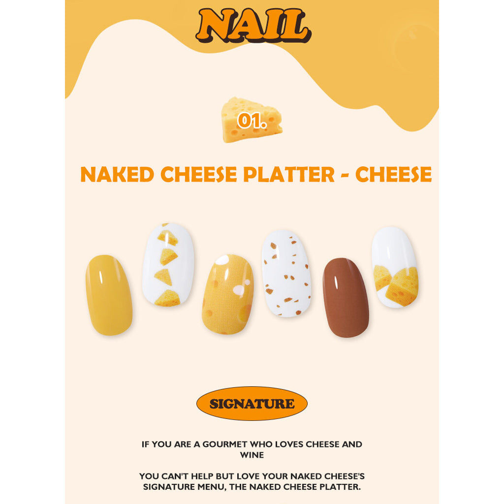 Wakemake (Naked Cheese Platter) March Real Gel Nail [Non-bake Easy Fit] All to choose from