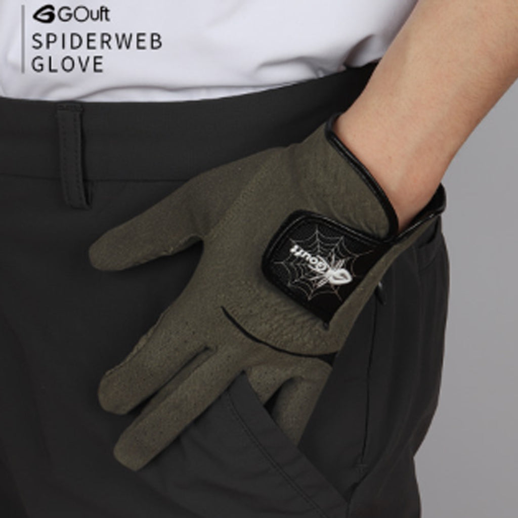 Men and Women Goft Spiderweb Non-slip Silicone Golf Gloves Left Hand Wear