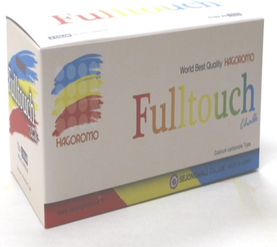 Hagoromo Fulltouch Mix Chalk 72pieces (5 color mix chalk) Red, Yellow, Blue, Orange, Yellow Green