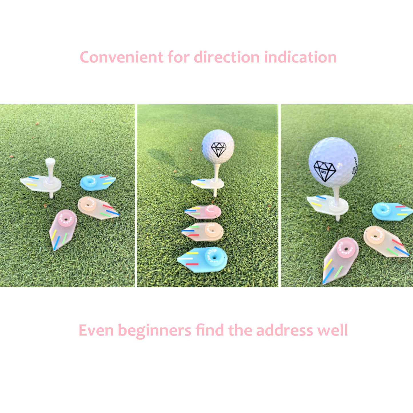 4 Types of Luminous Multi-Ring Golf Tee Holders Golf Accessories Set