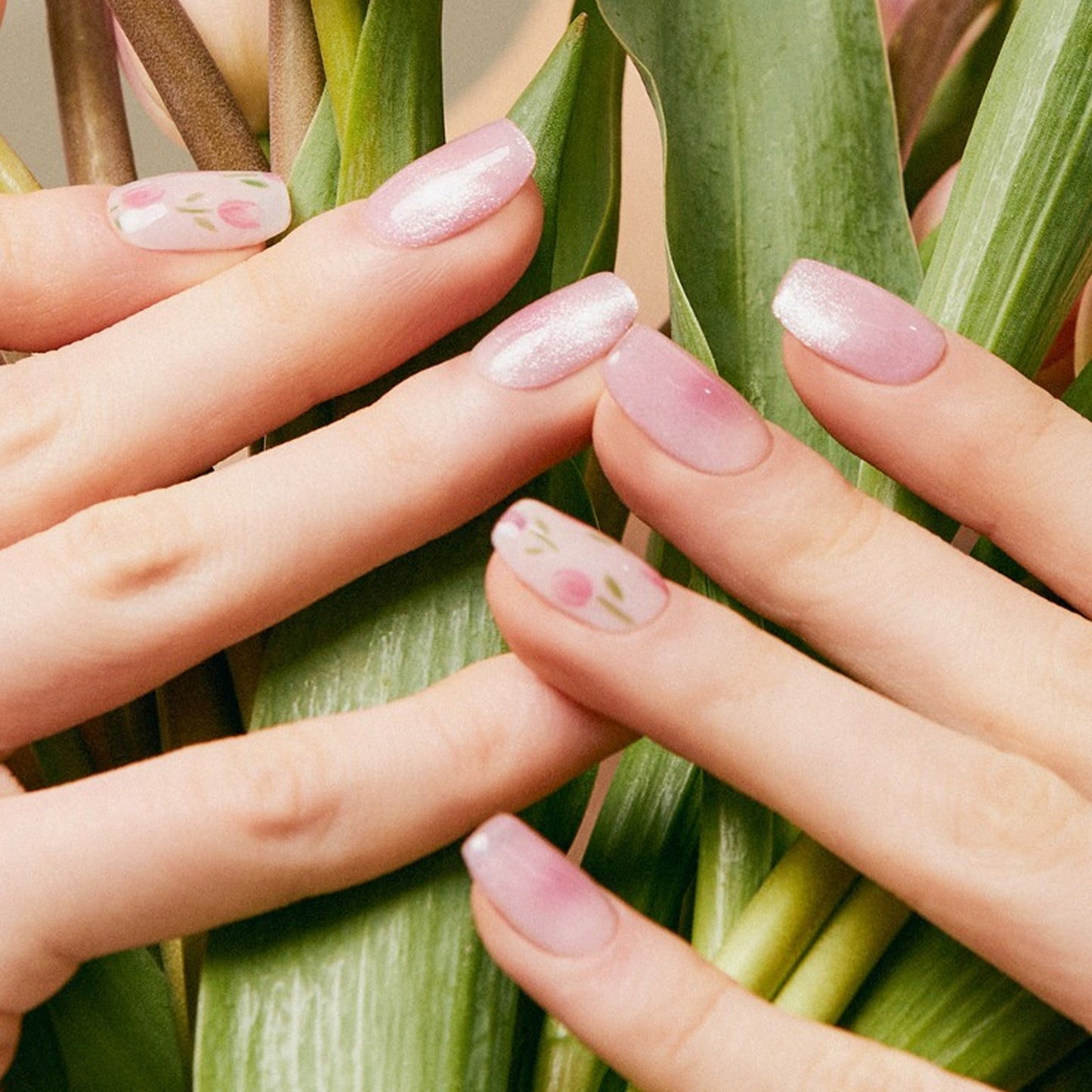 Dreamy Day Nail (Round Square)