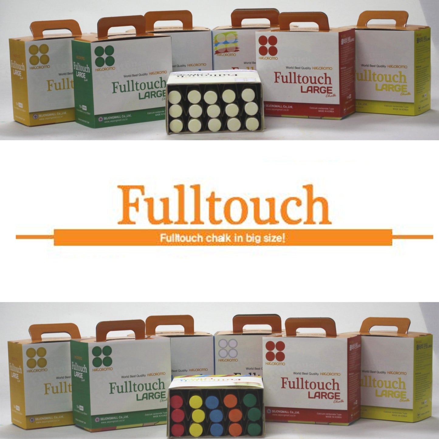 Fulltouch Orange Large Chalk 15pcs