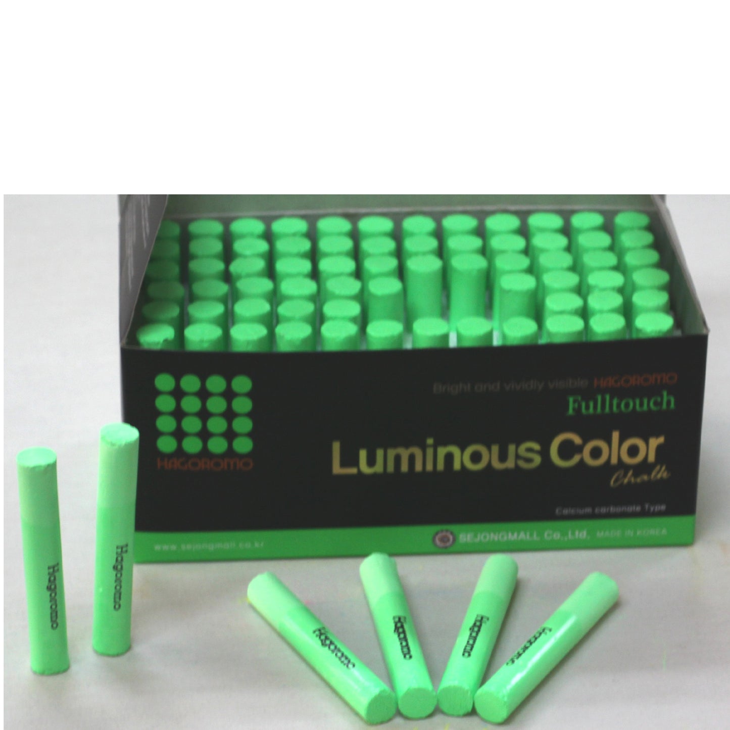 Fulltouch Luminous Green Chalk 72pcs