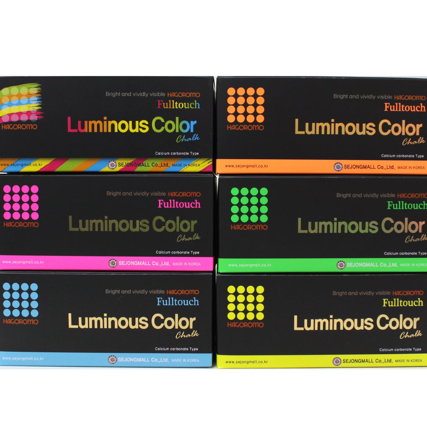 Fulltouch Luminous 5-color Mix Chalk 5pcs