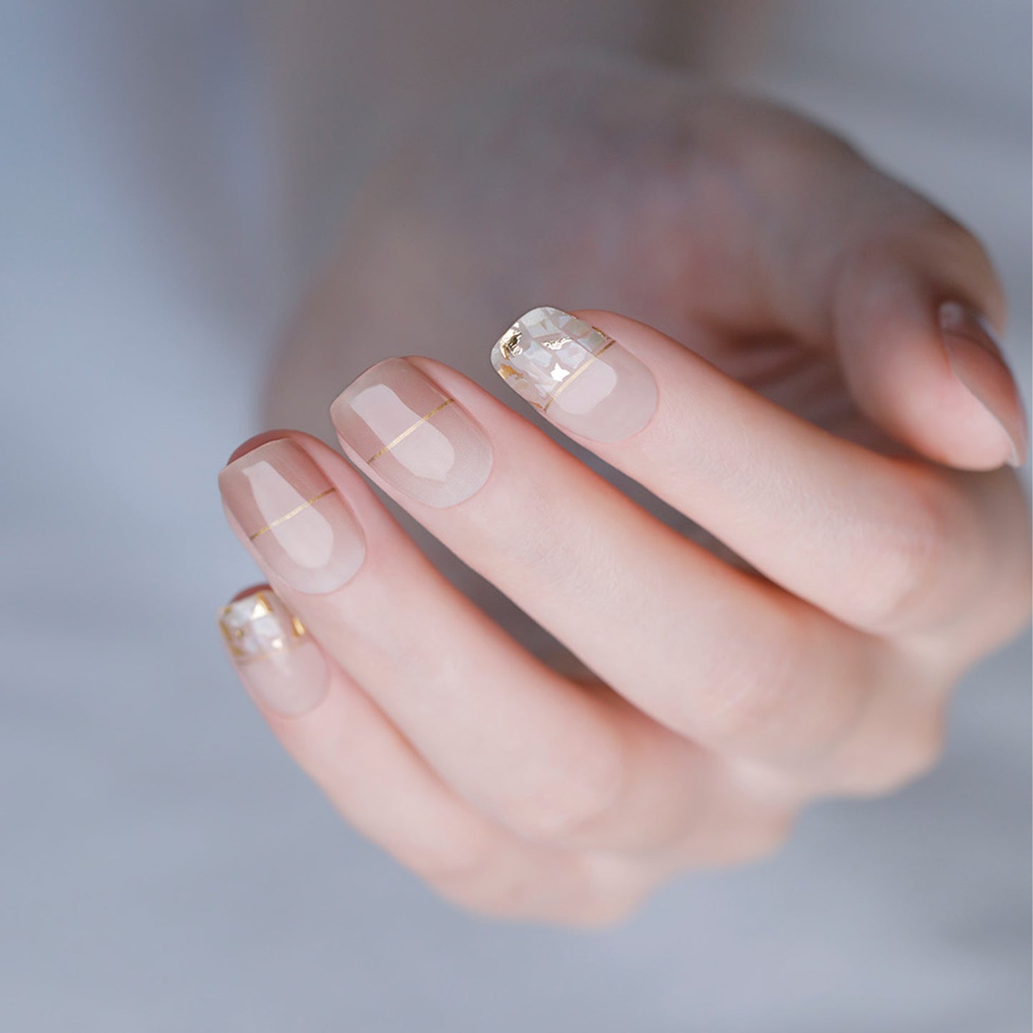 N Cream Shell Nail