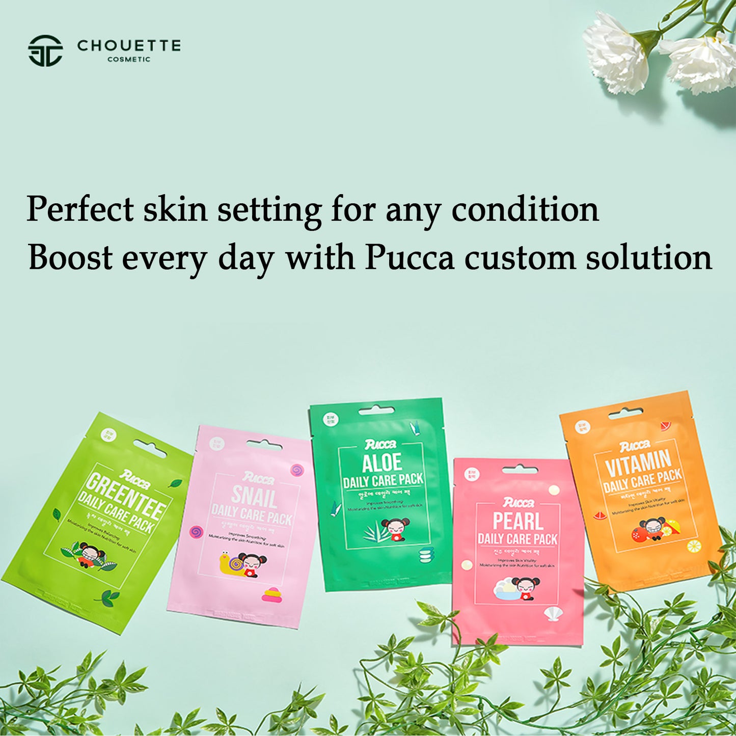 Fachouette Pucca Daily Skin Care Pack All Types of Skin Face Mask