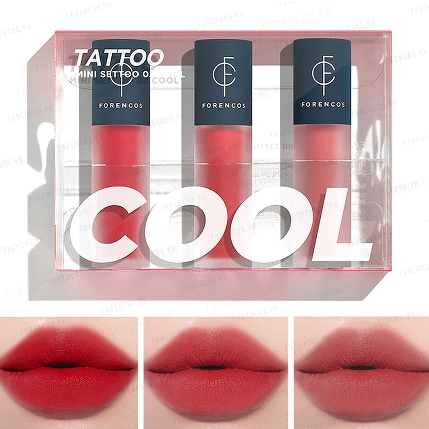 Forencos Mini Set Lip Tint  Tattoo (Cool)