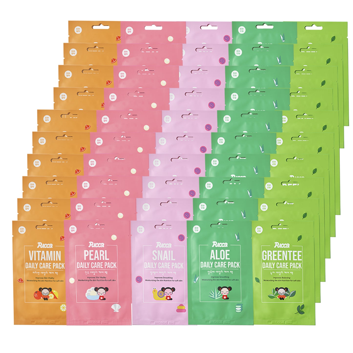 Fachouette Pucca Daily Skin Care Pack All Types of Skin Face Mask