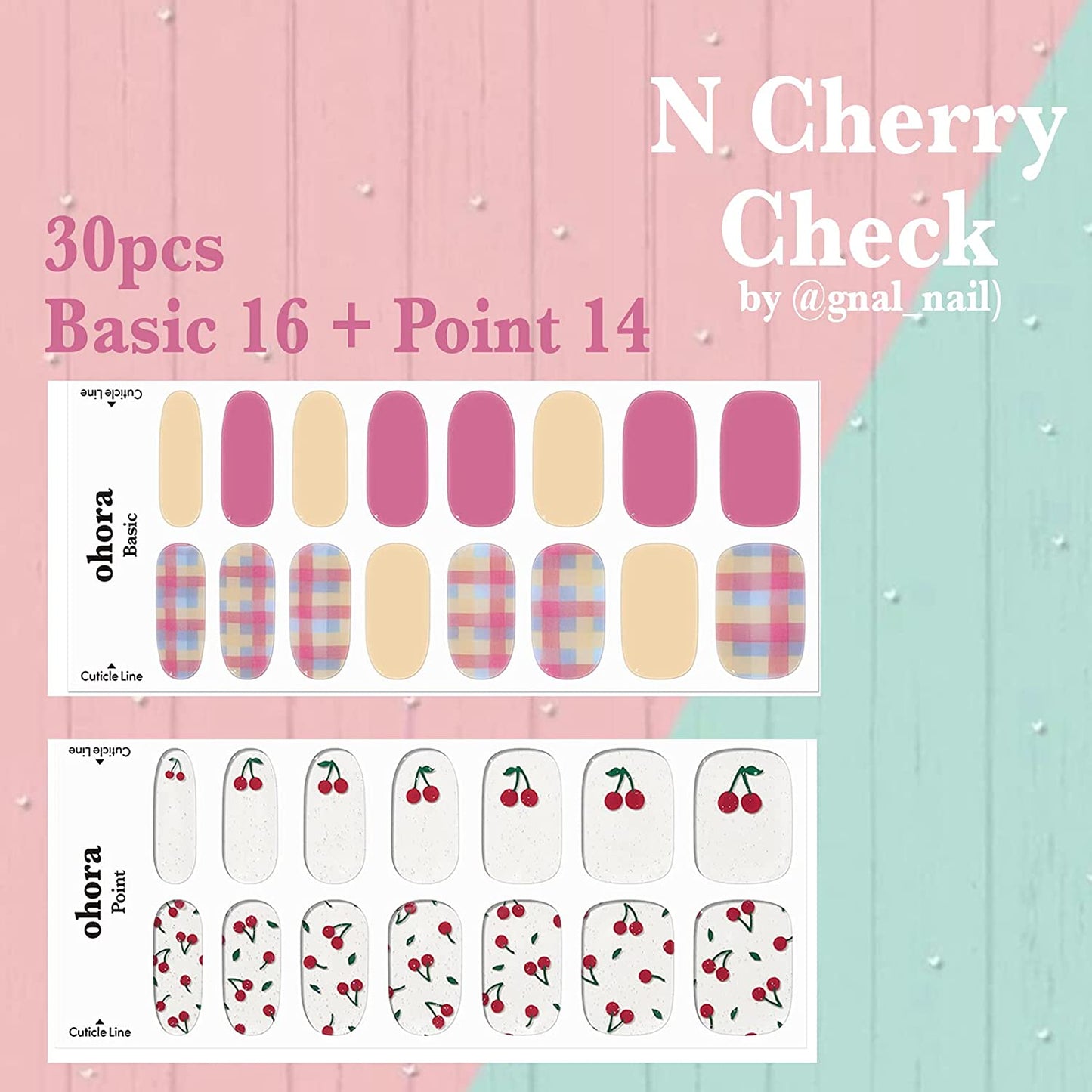 Ohora (N Cherry Check Nails)