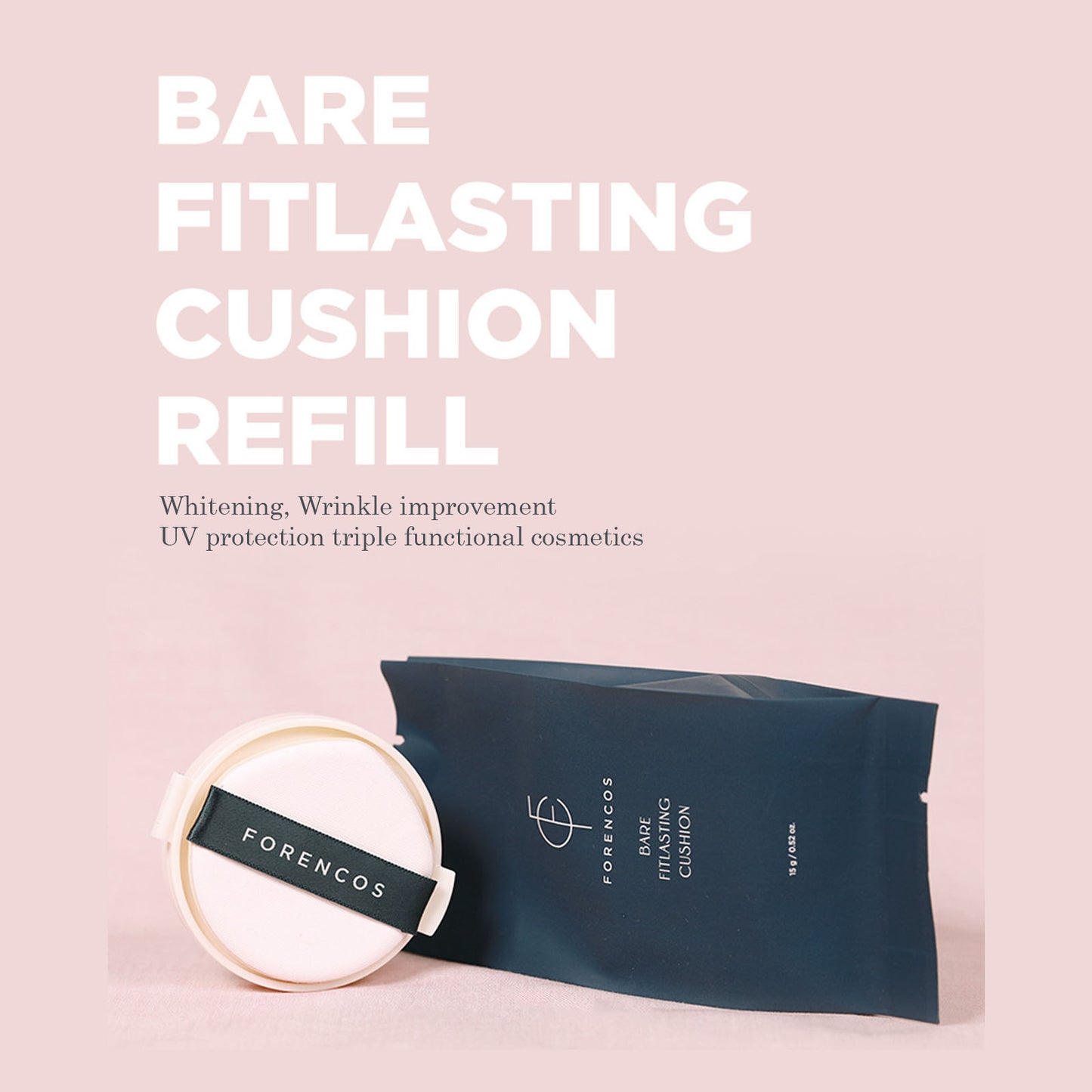 FORENCOS Bare Fit Lasting Cushion Refill