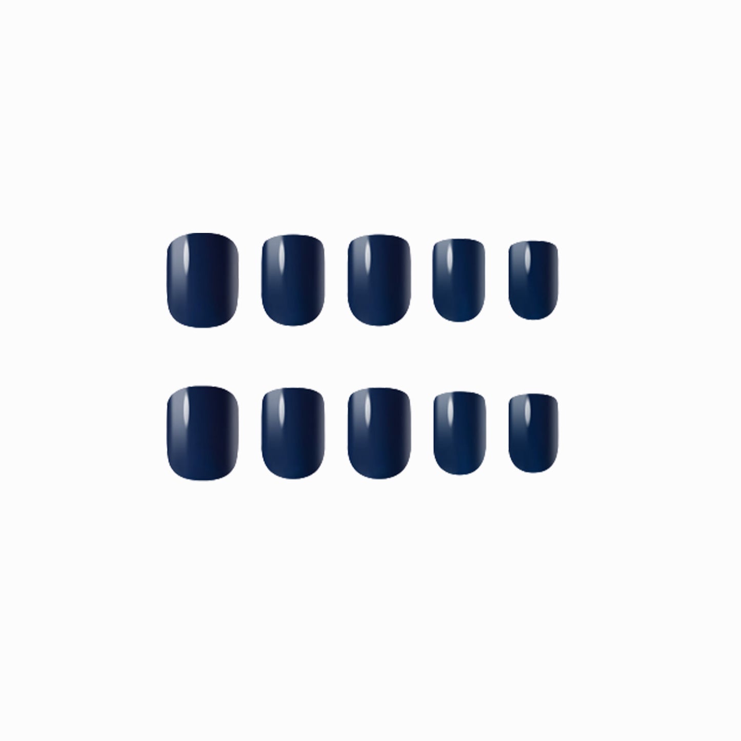 Muzmak (N Classic Navy Nail) 36pcs Nail Art Pattern Sticker Set Semicure Nail