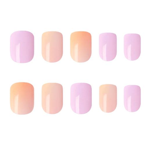 Muzmak ((Short Square) N Sugar Glow Nail) 36pcs Nail Art Pattern Sticker Set Semicure Nail