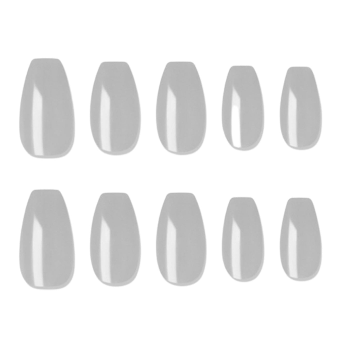 Muzmak ((Coffin) N Cool Gray Nail) 36pcs Nail Art Pattern Sticker Set Semicure Nail