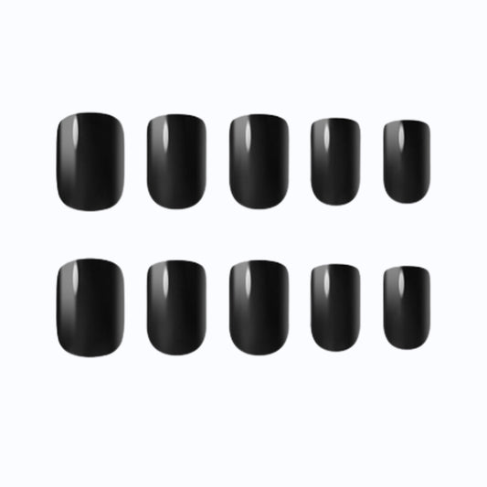 Muzmak (N Jet BLack (Regular Square) Nail) 36pcs Nail Art Pattern